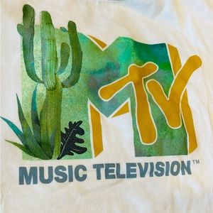 XL MTV TELEVISION WHITE SHIRT